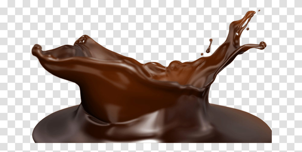 Download Chocolate Dark Chocolate Splash, Sweets, Food, Confectionery, Dessert Transparent Png