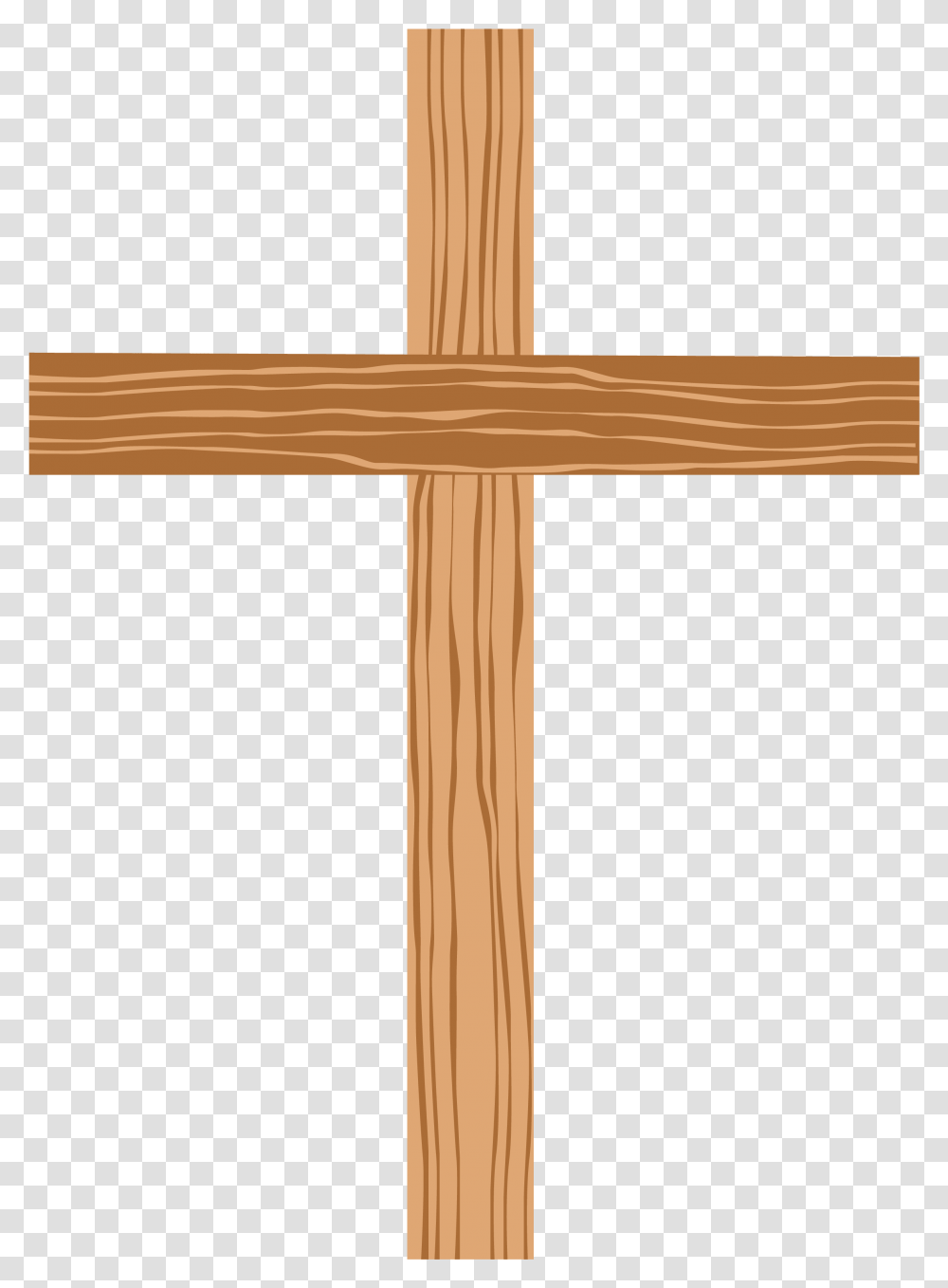 Download Christian Cross Hd Wooden Cross Clipart, Crucifix, Tree, Plant Transparent Png