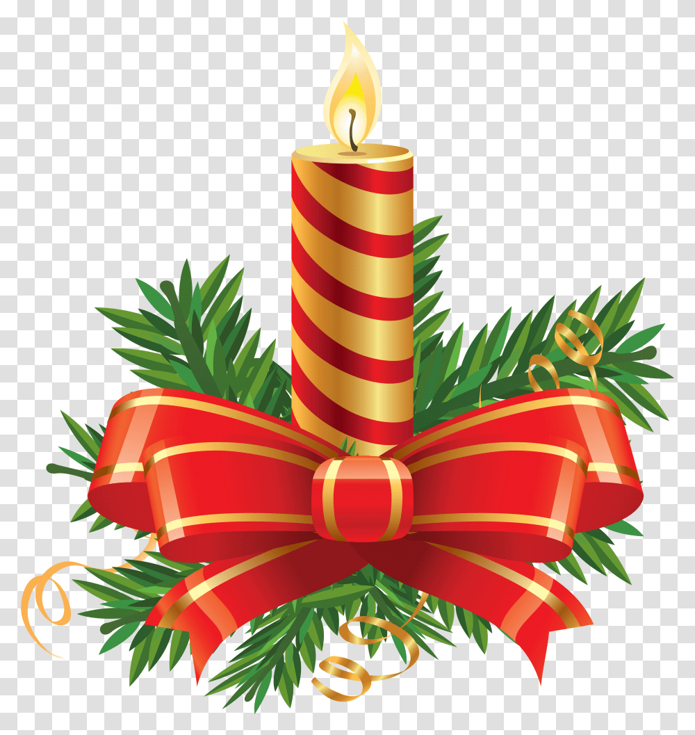 Download Christmas Candle Image Hq Christmas Candle Clipart, Gift Transparent Png