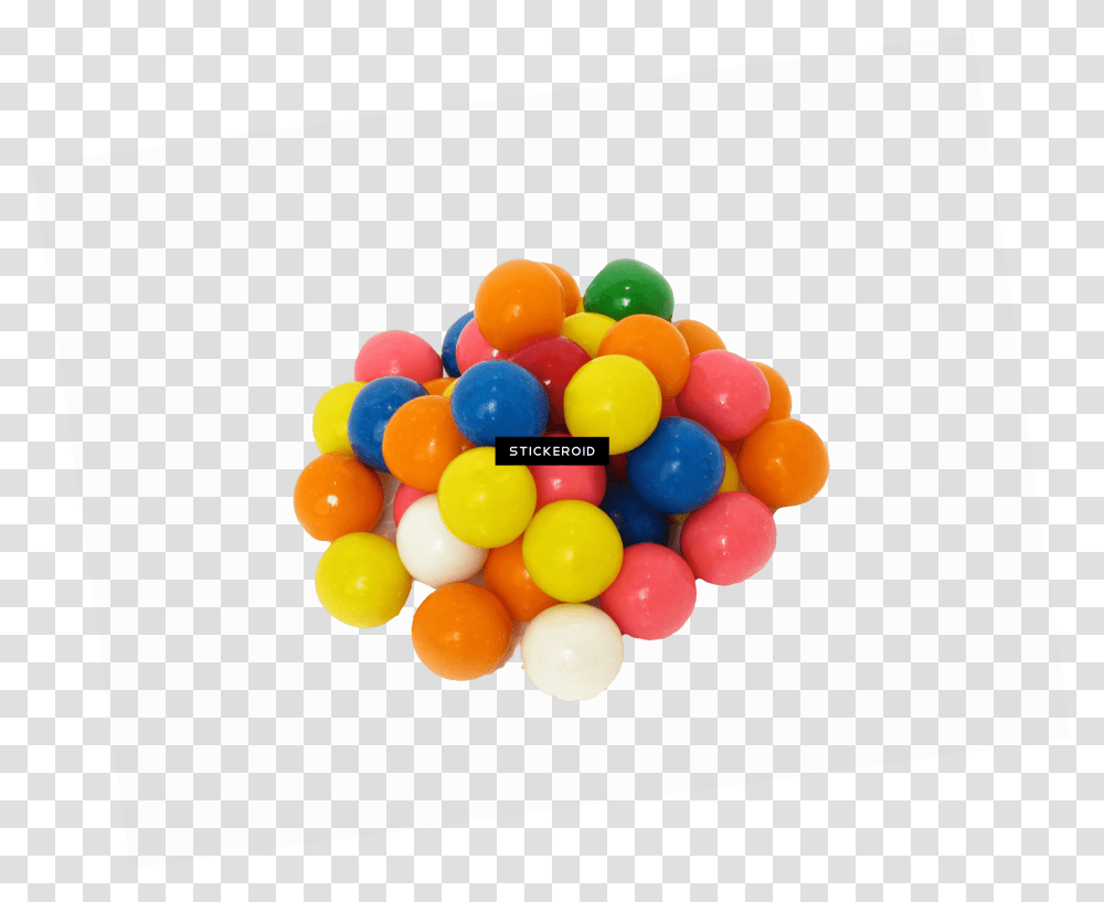 Download Christmas Candy Bubble Gum Gumball Full Bubblegum Candy, Sweets, Food, Confectionery, Balloon Transparent Png
