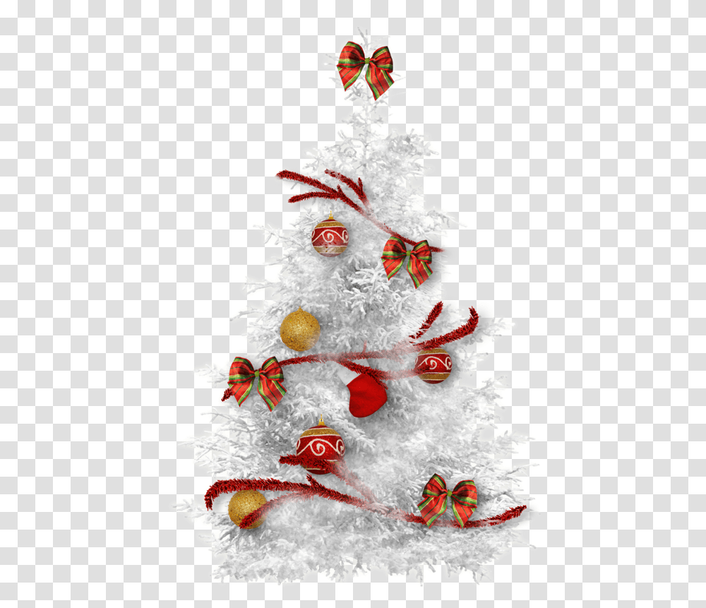 Download Christmas Clipart Lights Merry Background Clipart White Christmas Clipart, Tree, Plant, Ornament, Christmas Tree Transparent Png