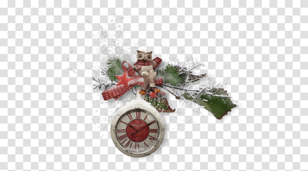 Download Christmas Clock Ornament Wall For Background Hq Christmas Day, Compass, Clock Tower, Architecture, Building Transparent Png