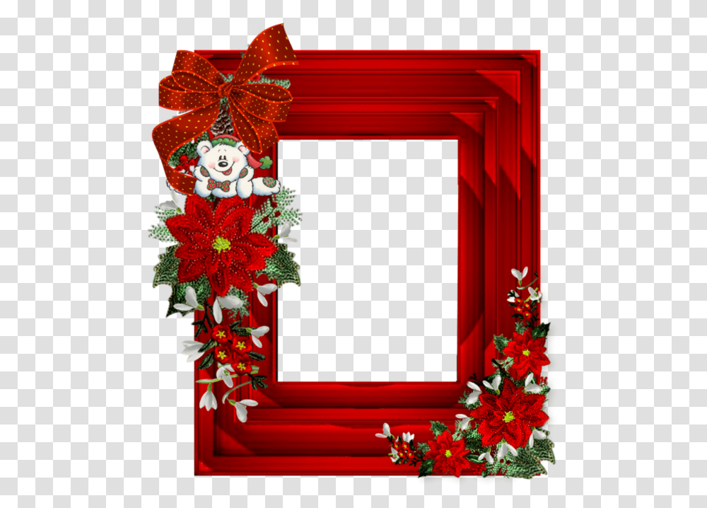 Download Christmas Frames Pictures Love New Photo Frame, Plant, Flower, Tree, Flower Arrangement Transparent Png