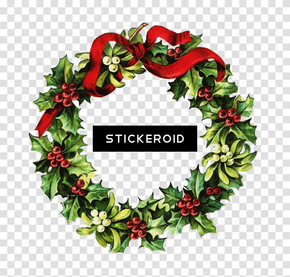 Download Christmas Garland Clip Art Christmas Christmas Wreath Garland Clipart Transparent Png