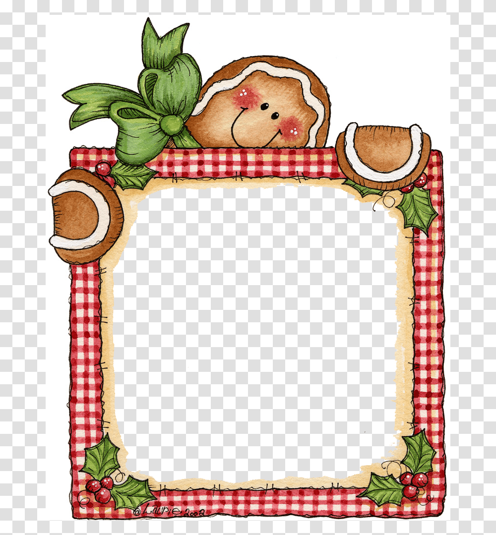 Download Christmas Gingerbread Border Clipart Christmas Graphics, Rattle, Plant, Meal Transparent Png