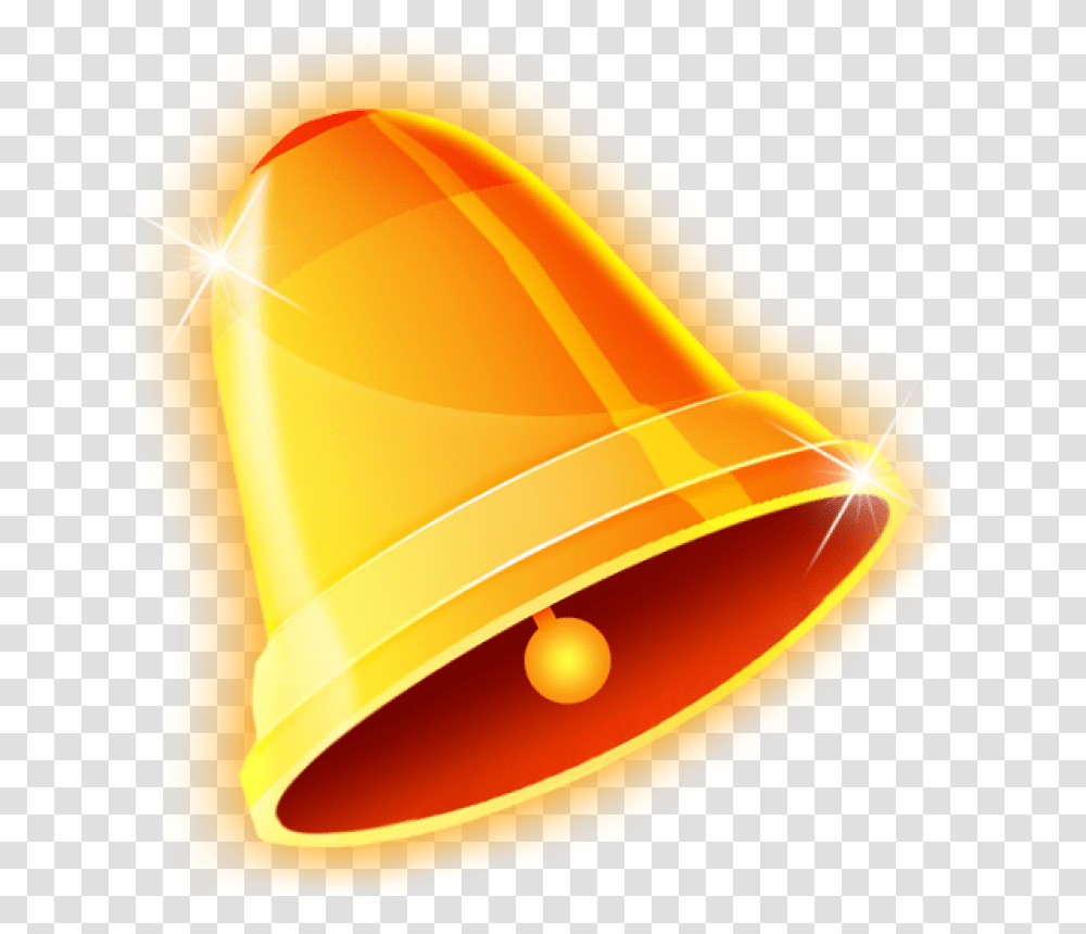 Download Christmas Golden Bell Image For Free Subscribe And Bell Icon, Clothing, Apparel, Hardhat, Helmet Transparent Png