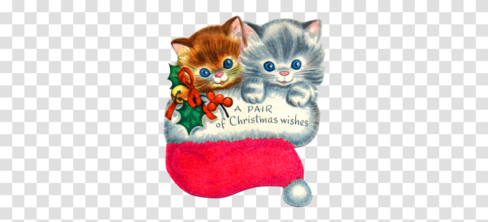 Download Christmas Kitten Selecting Christmas Day, Cat, Pet, Mammal, Animal Transparent Png