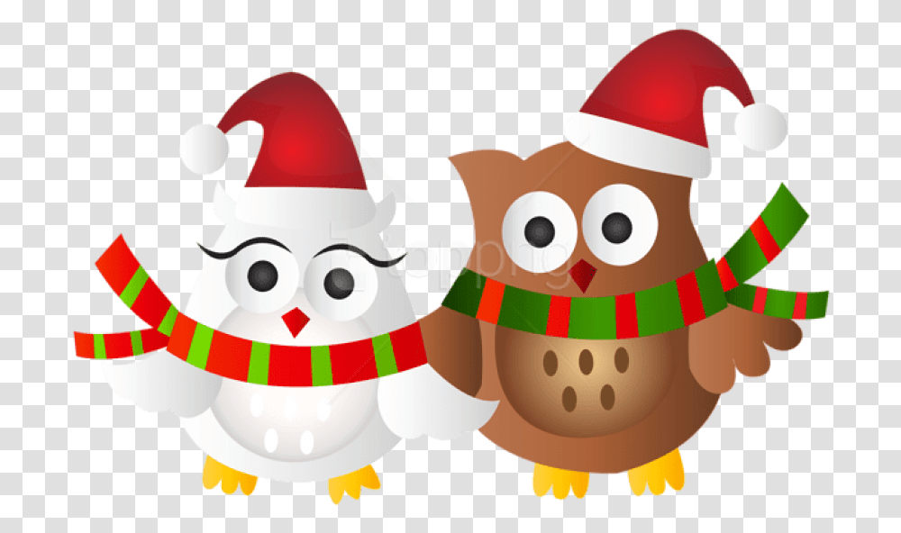 Download Christmas Owls Christmas Owls Clip Art Christmas Owl, Plant, Outdoors, Snowman, Winter Transparent Png