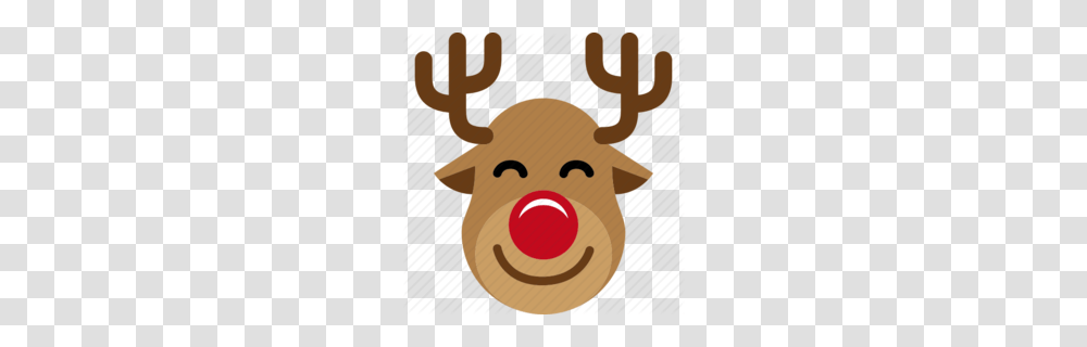 Download Christmas Reindeer Clipart Reindeer Santa Claus Clip Art, Mammal, Animal, Food, Pig Transparent Png