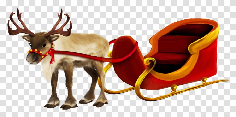 Download Christmas Sleigh Christmas Sleigh, Dog, Pet, Canine, Animal Transparent Png