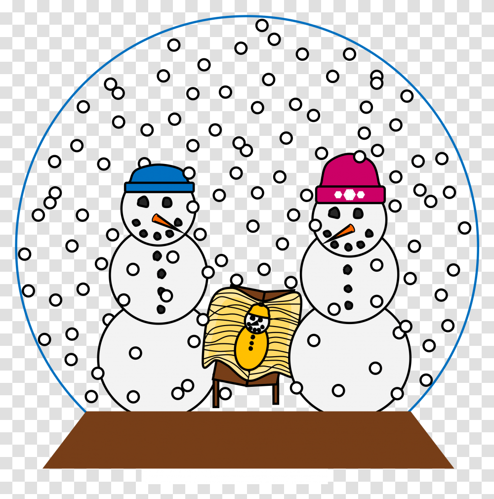 Download Christmas Snow Globe Clipart Frhliches Nicht Clipart Snow Globe Snowman, Nature, Outdoors, Winter Transparent Png