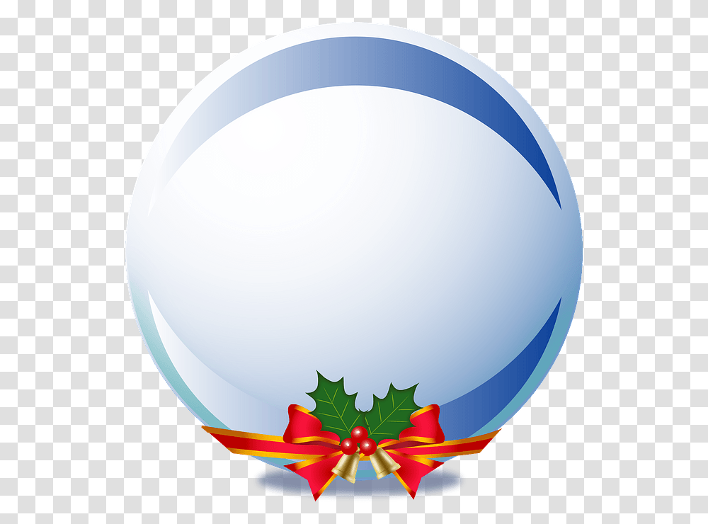 Download Christmas Snow Globe Clipart Sphere, Balloon, Light, Plant, Leaf Transparent Png
