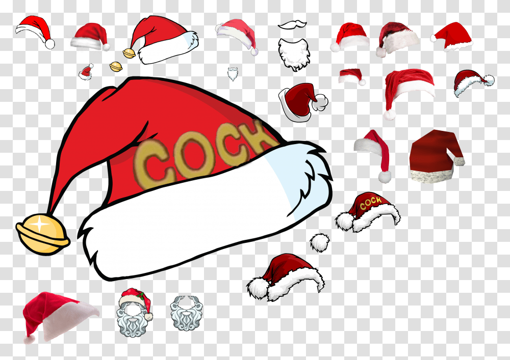 Download Christmas Spirit 1 Christmas Hat Vector, Petal, Flower, Plant, Blossom Transparent Png