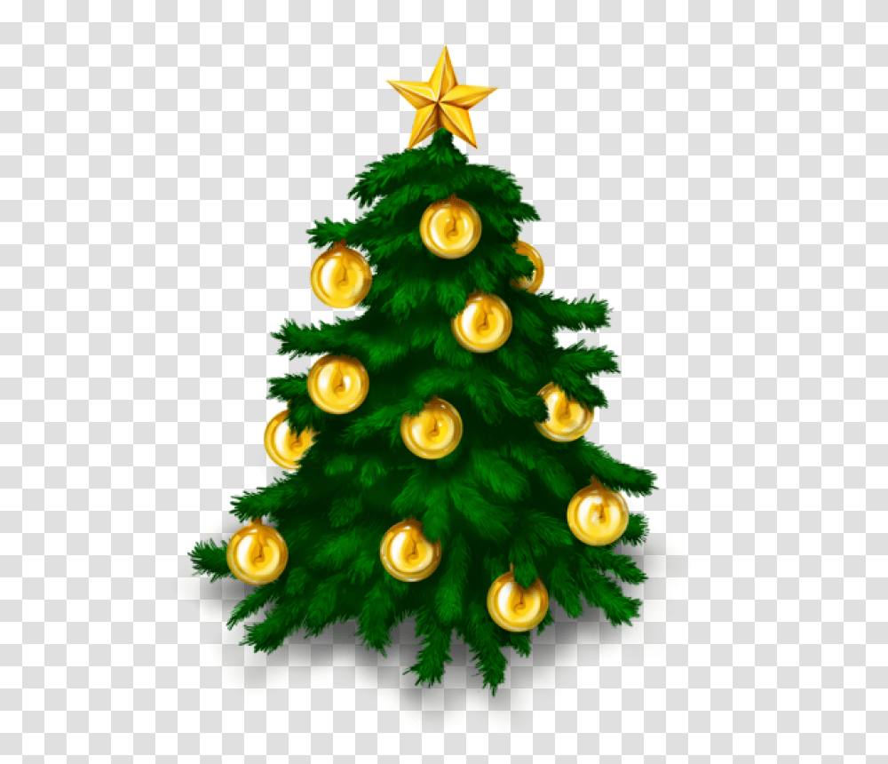 Download Christmas Tree Clipart 1 Christmas Tree Clip Art Images Free, Ornament, Plant, Star Symbol Transparent Png