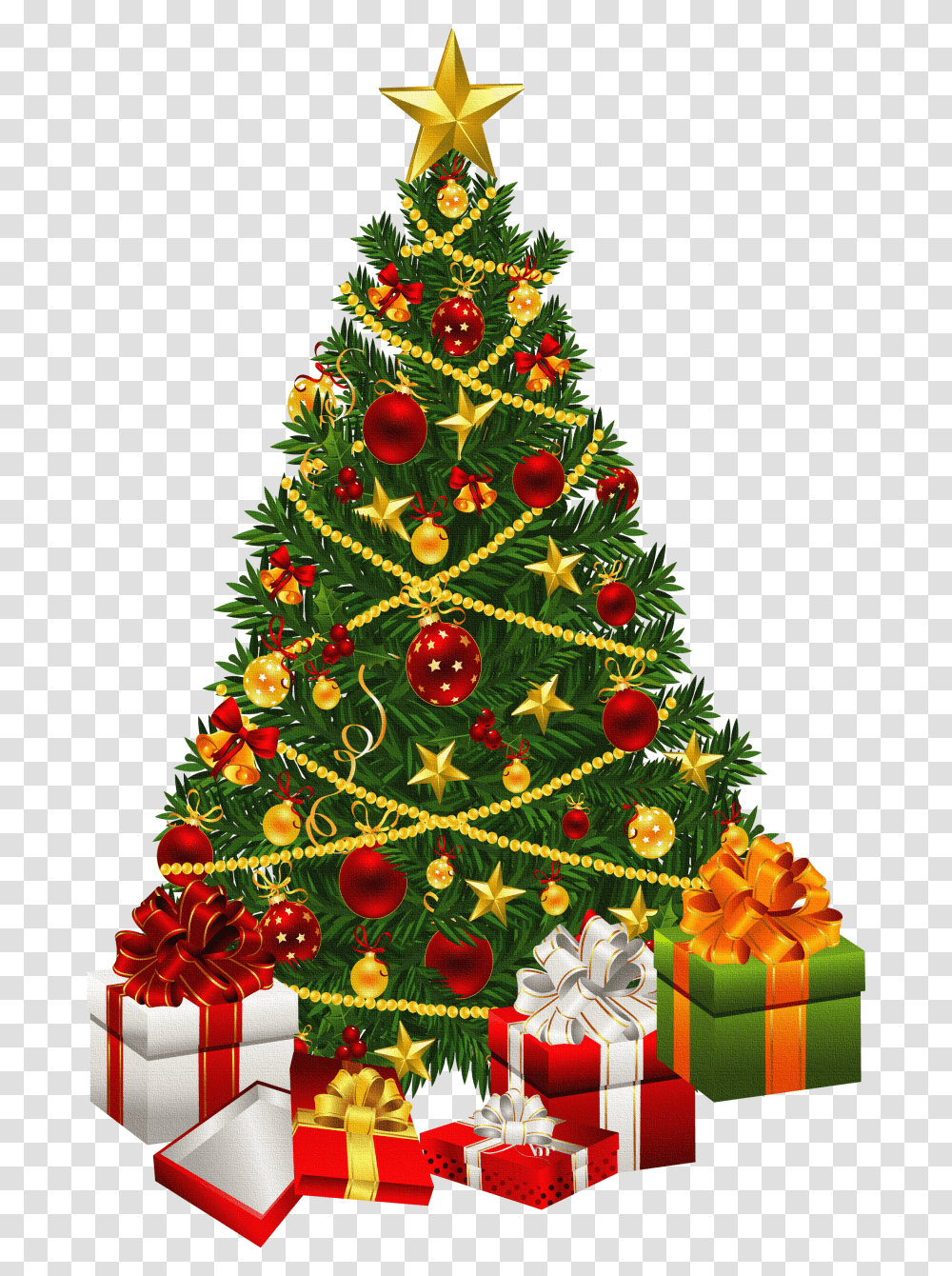 Download Christmas Tree Clipart Christmas Tree Hd, Ornament, Plant, Bush, Vegetation Transparent Png