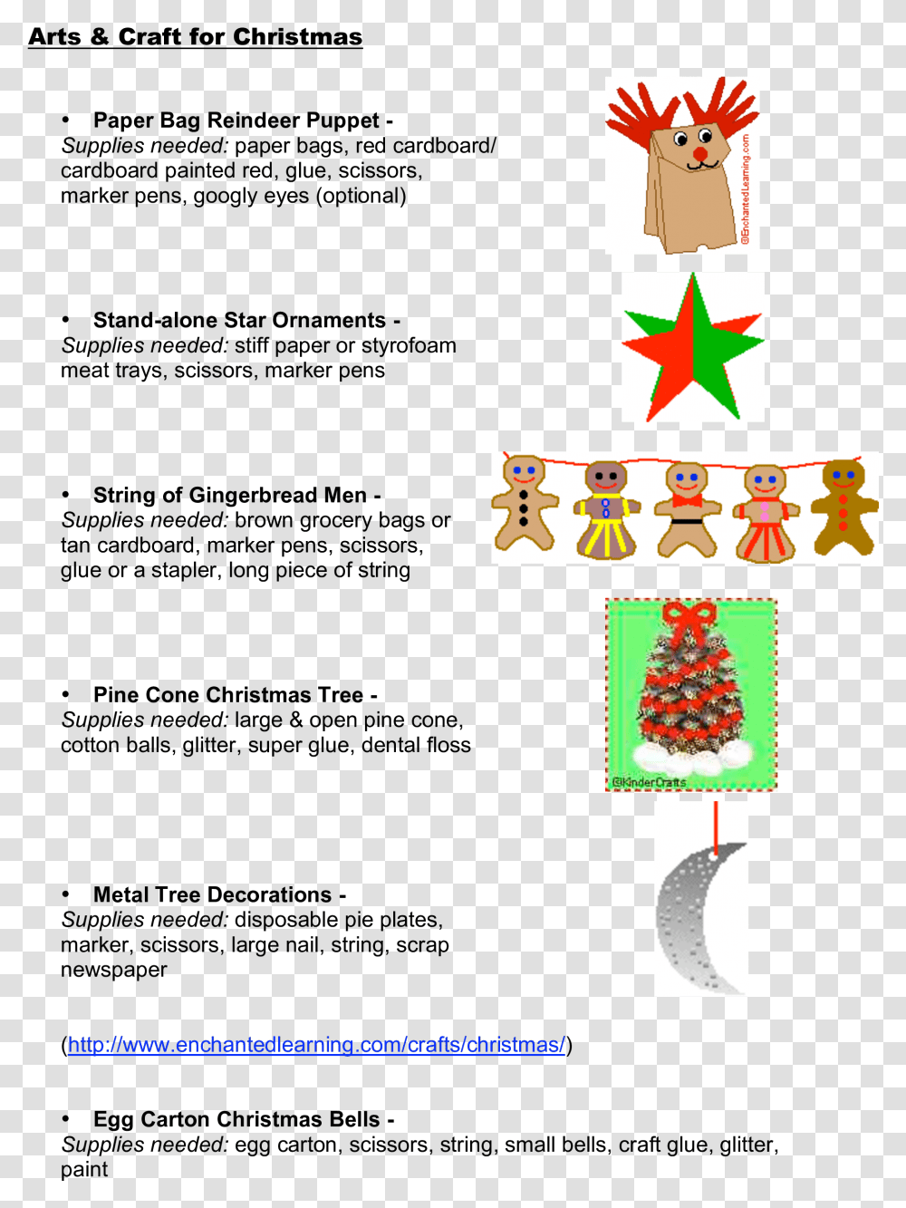Download Christmas Tree Craft Main Image Easy Christmas Easy Christmas Crafts For Kids, Text, Label, Logo, Symbol Transparent Png