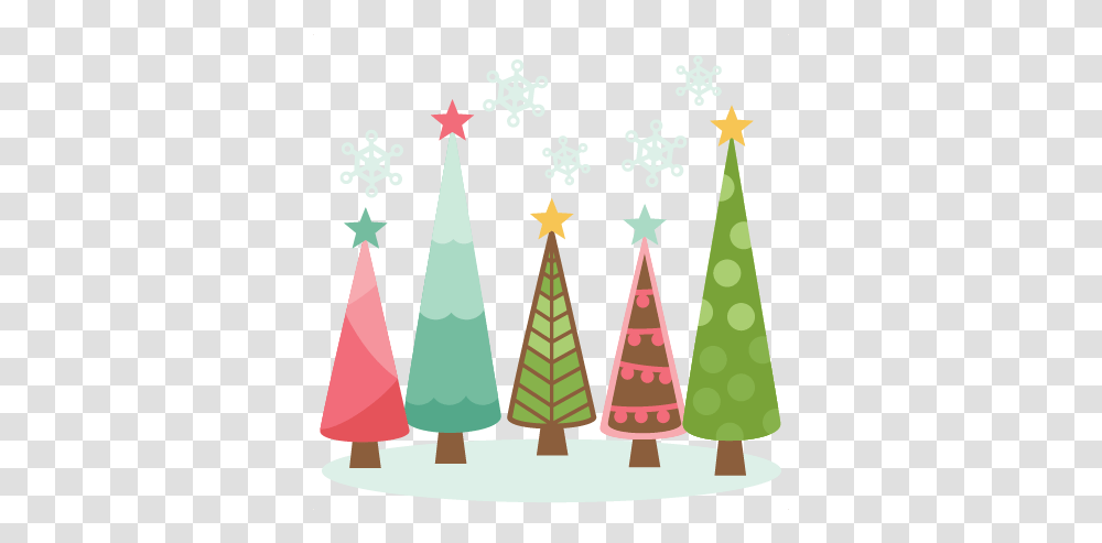 Download Christmas Trees Scrapbook Clip Art Cut Christmas Tree Cute, Clothing, Apparel, Plant, Party Hat Transparent Png