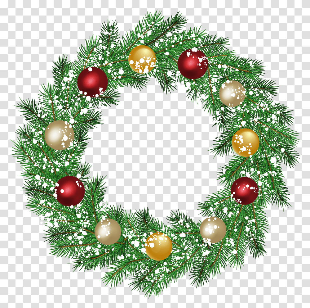 Download Christmas Wreath Clip Art Clip Art Transparent Png