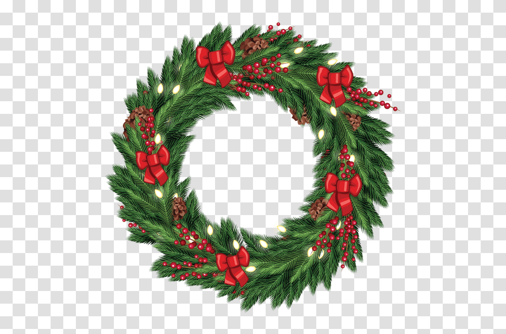 Download Christmas Wreath Graphic From Christmas Wreath Graphic Free, Christmas Tree, Ornament Transparent Png