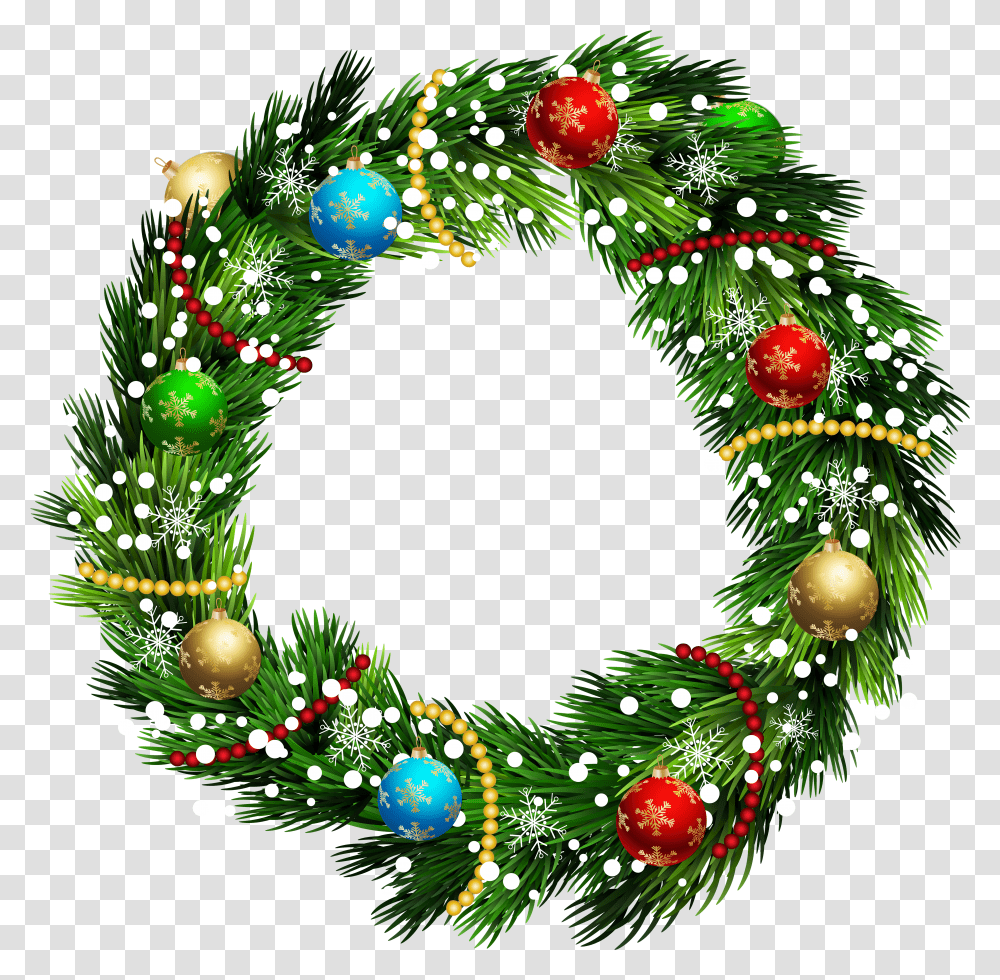 Download Christmas Wreath Image Feliz Charros 2020 Transparent Png