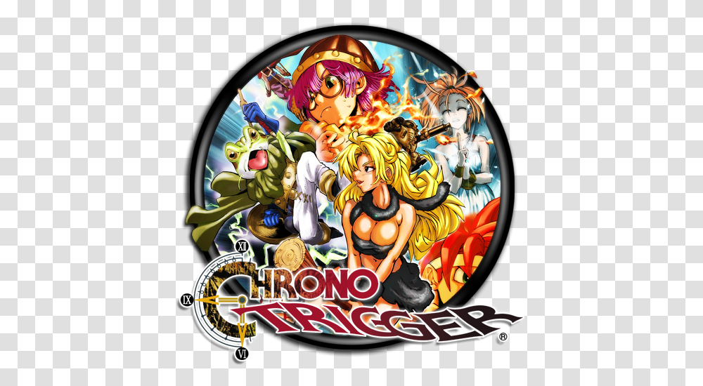 Download Chrono Trigger Hd Hq Image Chrono Trigger Hd, Person, Wheel, Advertisement, Poster Transparent Png