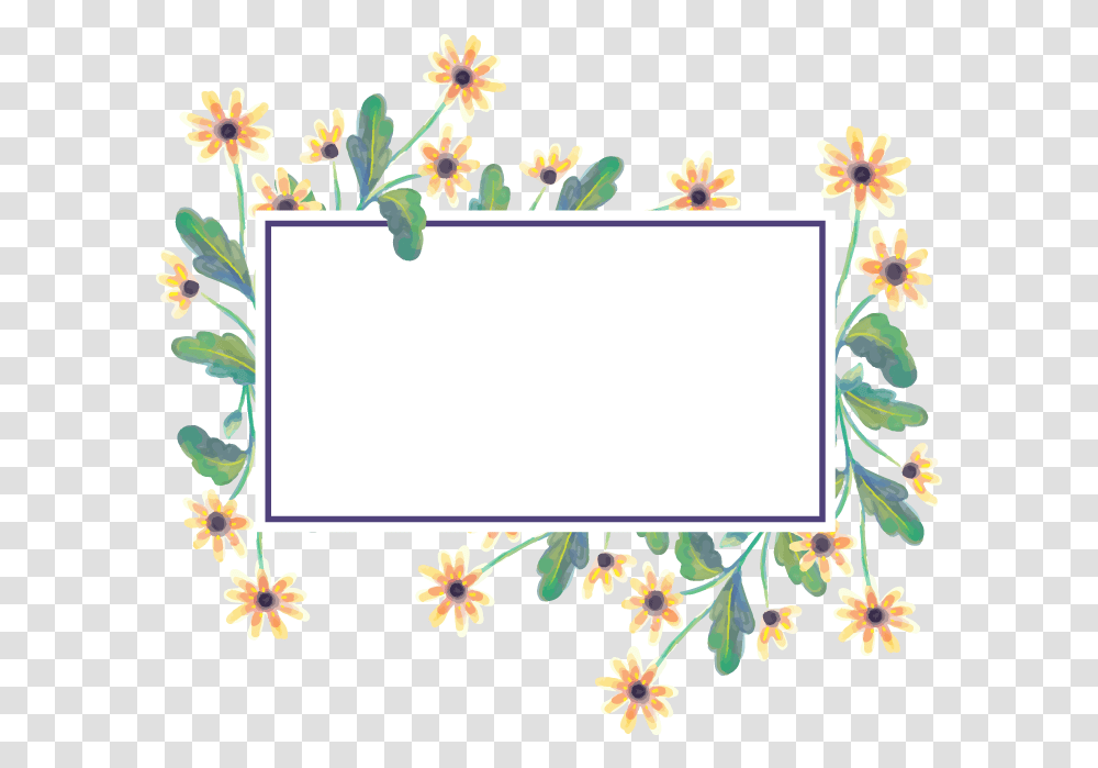 Download Chrysanthemum Frame Vector Flower Illustration Frame Bunga Vektor, Plant, Lighting, Bush, Daisy Transparent Png