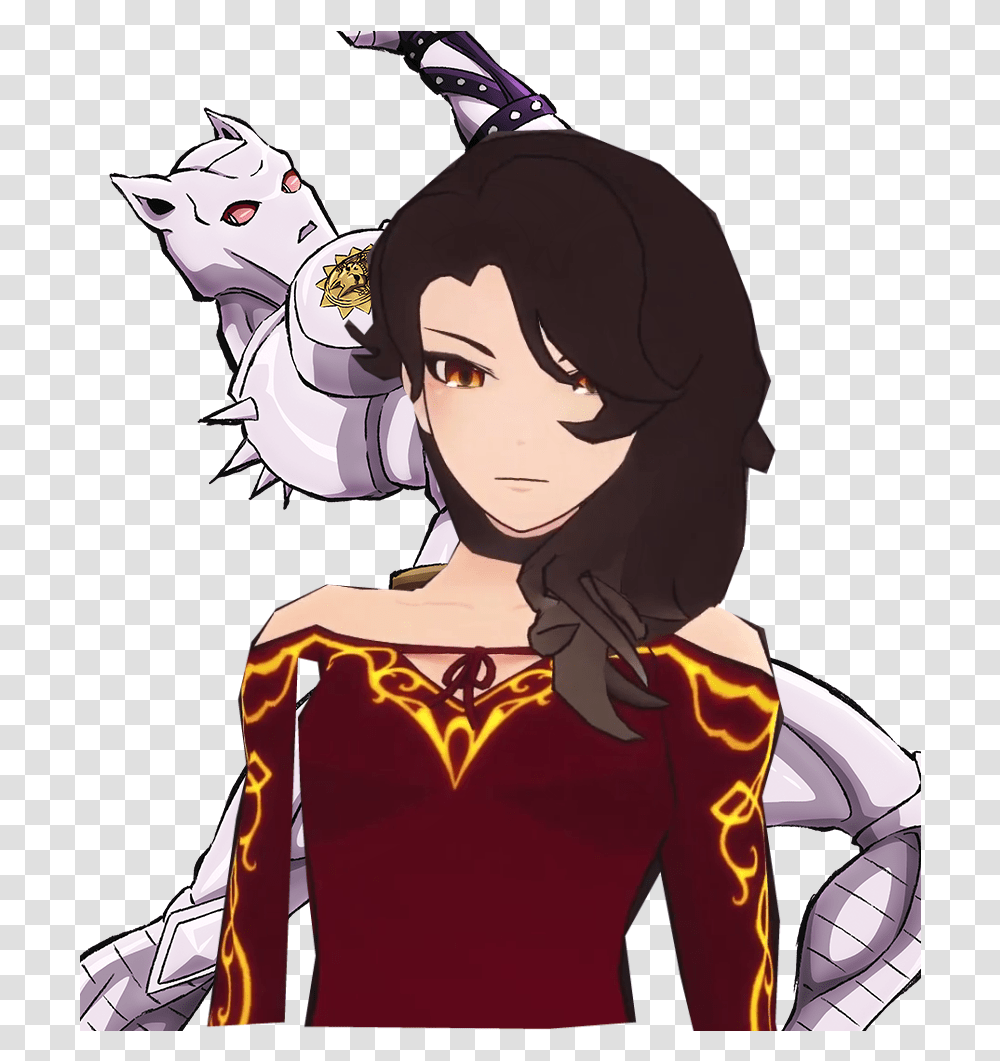 Download Cinder Fall And Killer Queen Bites The Dust Jojo, Comics, Book, Manga, Person Transparent Png