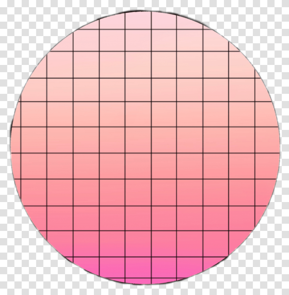 Download Circle Pink Square Grid Ombre Circle, Pattern, Balloon, Rug Transparent Png