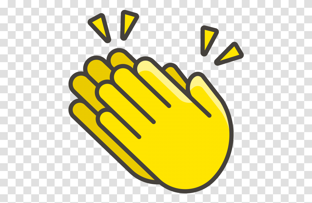 Download Clapping Hands Emoji Animation Clapping Clipart Clapping Hands Clipart, Clothing, Apparel, Glove, Dynamite Transparent Png