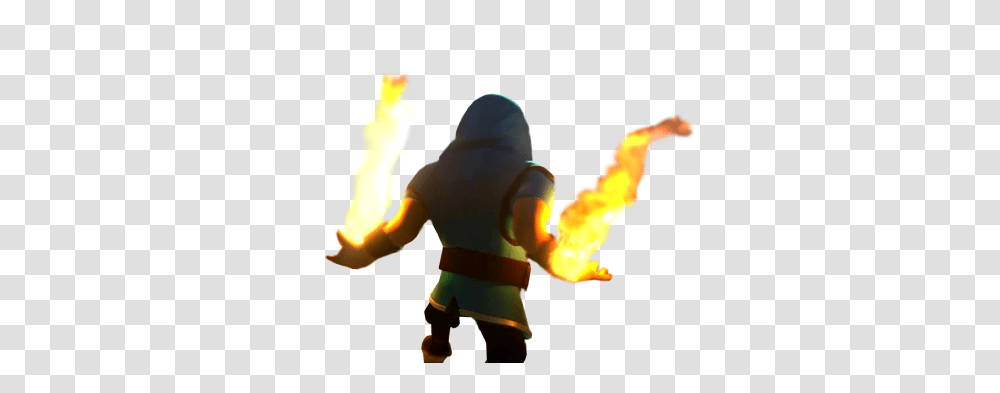 Download Clash Of Clans Free Image And Clipart, Person, Human, Fire, Bonfire Transparent Png