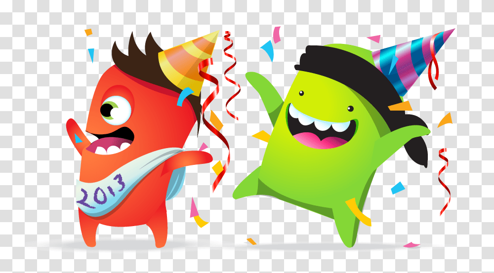 Download Class Dojo Monsters Birthday Clipart Classdojo Education, Apparel, Hat, Party Hat Transparent Png