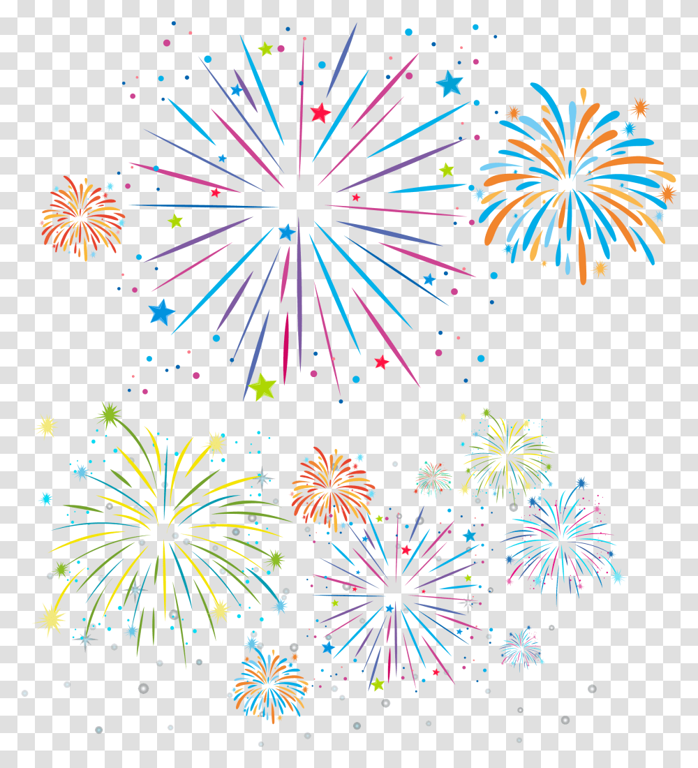 Download Clip Art Collection Of Free Fireworks Illustration, Nature, Outdoors, Night Transparent Png