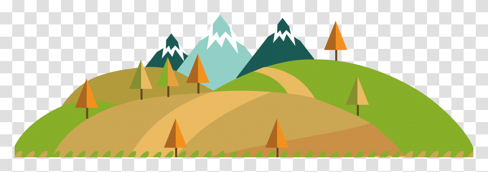 Download Clip Art Mountain Flat, Outdoors, Nature, Countryside Transparent Png