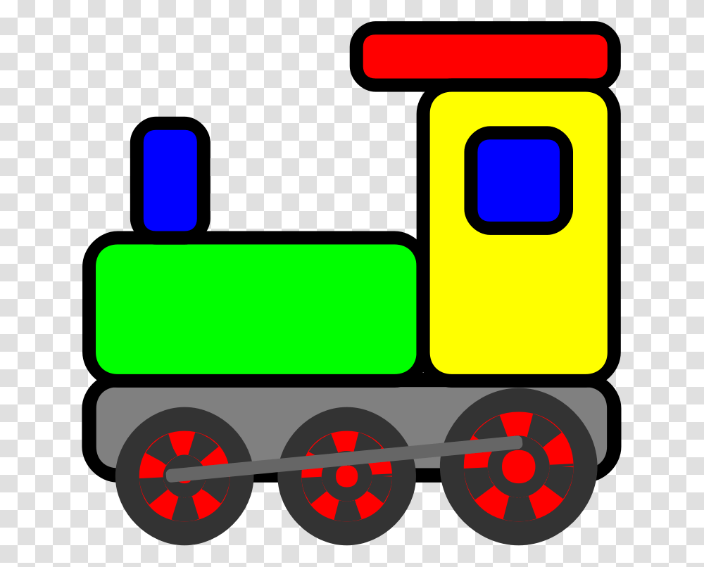 Download Clip Art Toy Train Clipart Train Rail Transport Clip Art, Pac Man, Vehicle, Transportation, Minecraft Transparent Png
