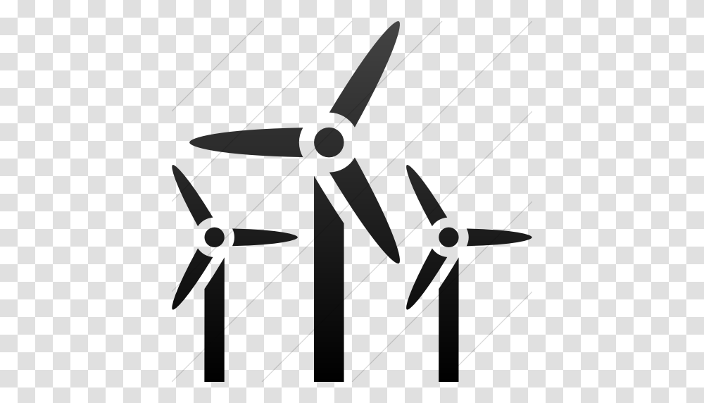 Download Clip Art Wind Turbine Clipart Wind Farm Wind Turbine Wind, Machine, Propeller, Scissors, Blade Transparent Png