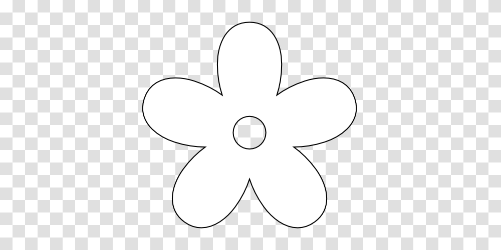 Download Clipart 5 Petal Flower White Flower Silhouette, Ornament, Pattern, Fractal, Stencil Transparent Png