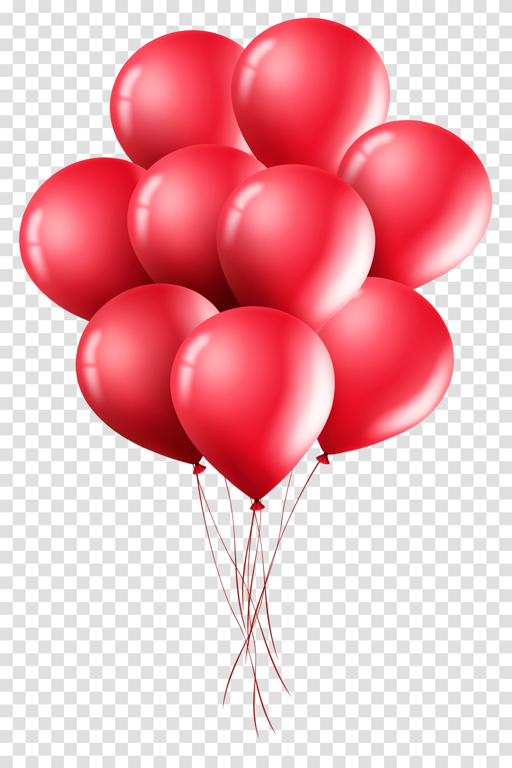 Download Clipart Balloons Red With Background Transparent Png