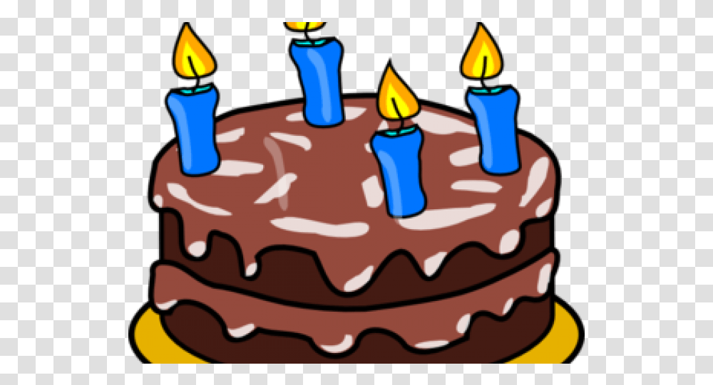 Download Clipart Birthday Cake Birthday Cake 5 Candles, Dessert, Food Transparent Png