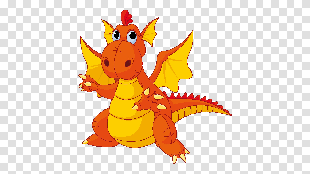 Download Clipart Dragon Background Dragon Cartoon Transparent Png