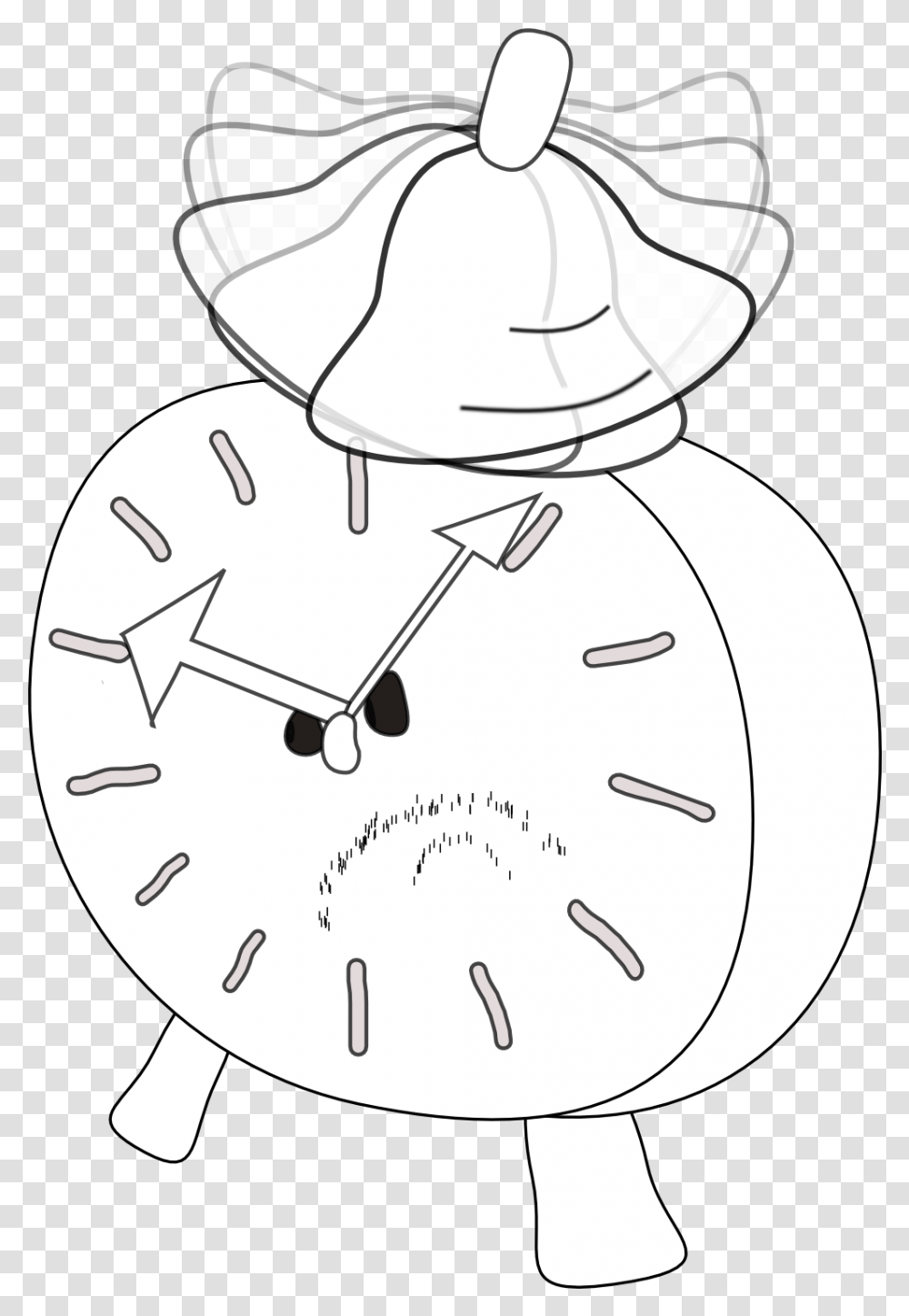 Download Clock Clipart Angry Quartz Clock, Analog Clock, Snowman, Winter, Outdoors Transparent Png