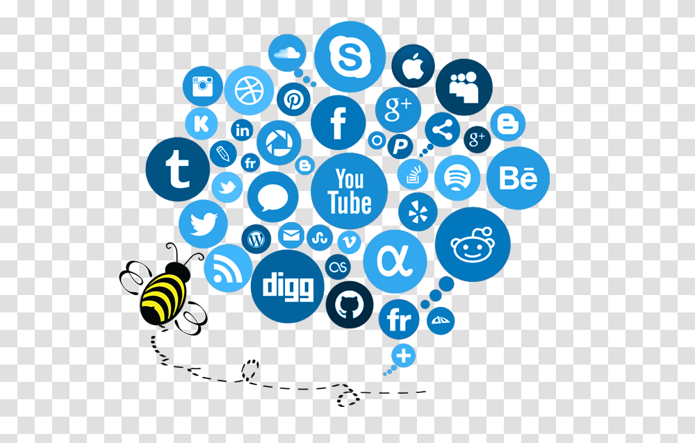 Download Cloud Of Cog Wheels Turning Social Media Marketing Background, Text, Graphics, Art, Number Transparent Png