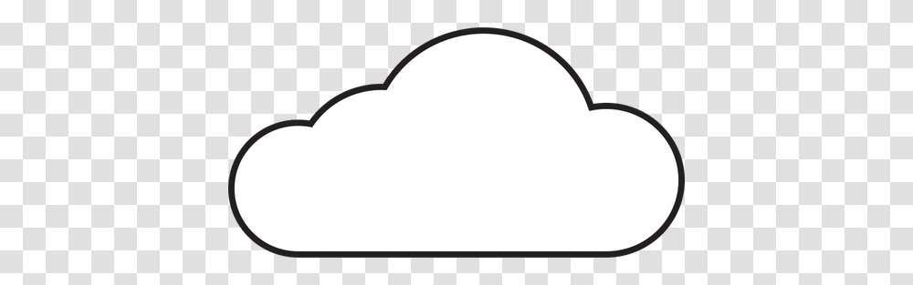 Download Cloud Outline Clipart Computer Icons Clip Art Cloud, Label Transparent Png