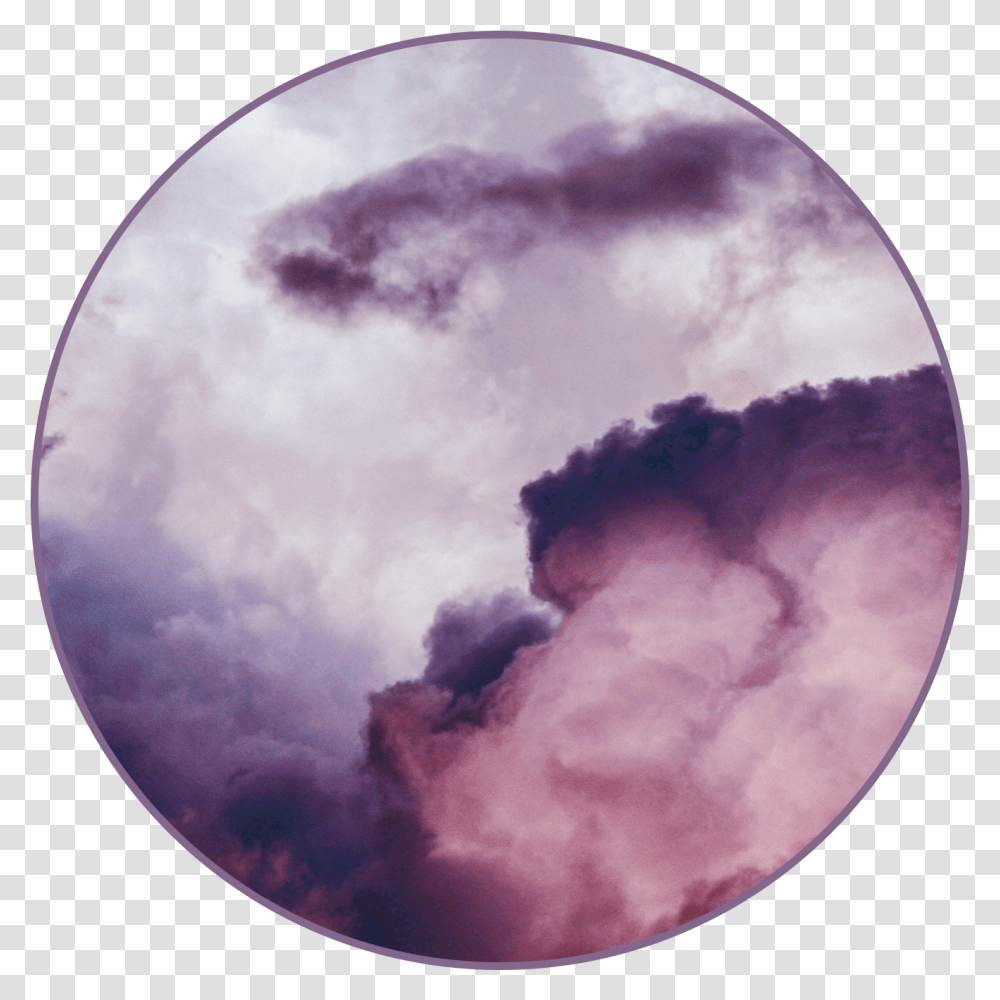 Download Clouds Aesthetic Sky Purple Lavender Sunset Lavender In Sky Aesthetic, Nature, Moon, Outer Space, Night Transparent Png