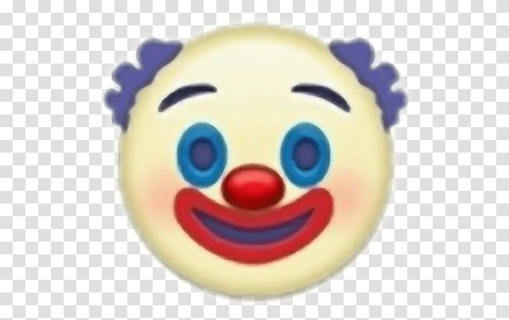 Download Clown Killer Iphoneemoji Apple Clown Emoji, Performer, Toy Transparent Png