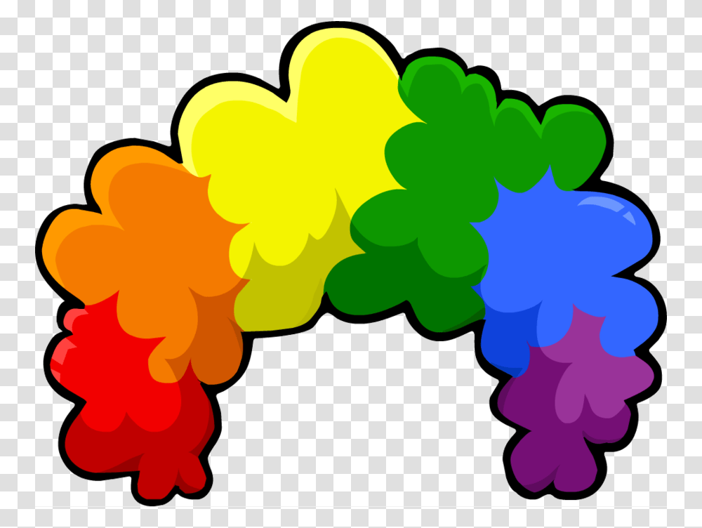 Download Clown Wig Clipart Clown It Clip Art Clown Yellow Leaf, Floral Design, Pattern Transparent Png