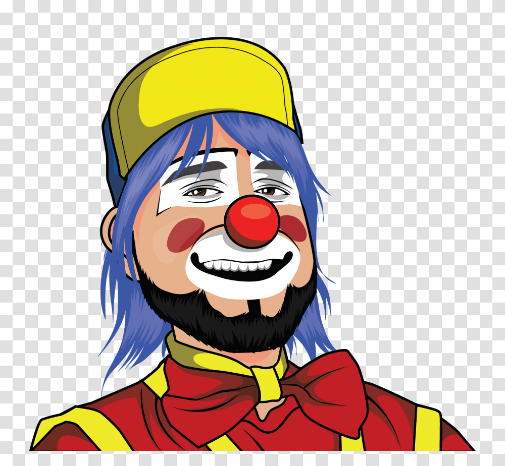 Download Clown's Image For Free Drawing Happy Clown Face, Performer, Person, Human, Helmet Transparent Png