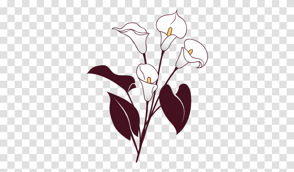 Download Coffin Clipart Flower Drawing Funeral Flowers Funeral Flowers Clip Art, Plant, Blossom, Petal, Acanthaceae Transparent Png