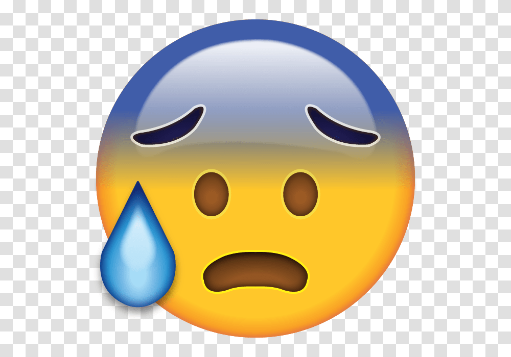 Download Cold Sweat Emoji Icon Emoji Island, Piggy Bank Transparent Png