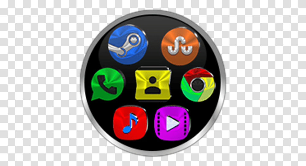 Download Colorful Nbg Icon Pack Dot, Disk, Pac Man, Symbol, Text Transparent Png