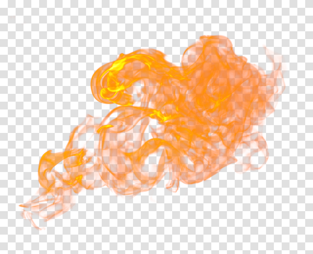 Download Combustion Image With No Background Orange Smoke Effect, Fire, Flame, Pattern, Fractal Transparent Png